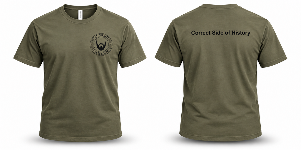 The Correct Side of History – Coyote Brown T-Shirt