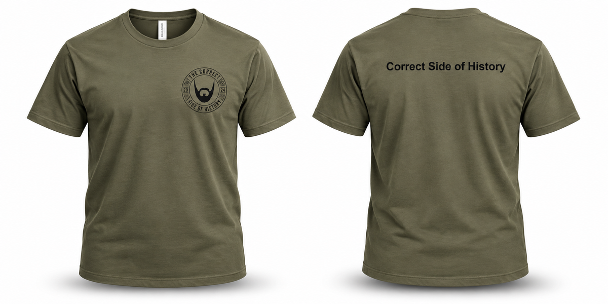 The Correct Side of History – Coyote Brown T-Shirt