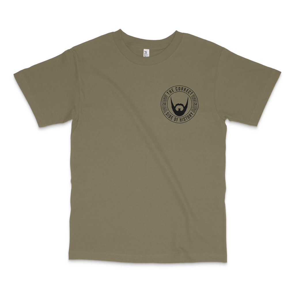 The Correct Side of History – Coyote Brown T-Shirt